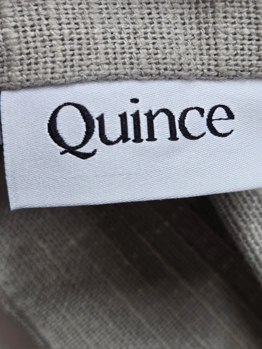 NWT QUINCE Set Of 2 48x96 Cotton Slub Blackout Curtains Grey 0775